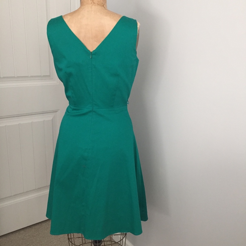 Gorgeous Teal Dress by Calvin Klein. Sz 10. - Picture 3 of 8